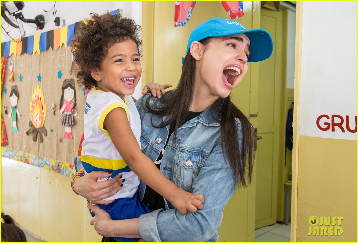 Sofia Carson Visits UNICEF Programming in Brazil with UNICEF USA 8
